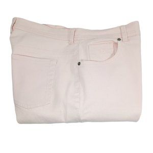 Gloria Vanderbilt Light Pink Straight Leg 5 pocket Jeans - Size 12
